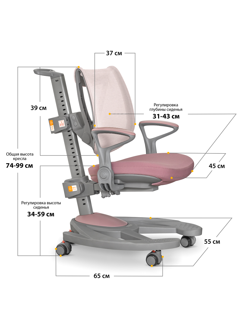 Детское ортопедическое кресло Mealux Galaxy Y-1030 