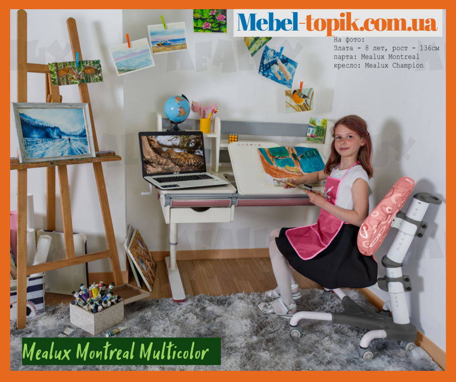 Детский стол Mealux Montreal Multicolor