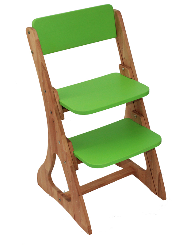 Детский растущий стул Mobler зеленый (c500-1)