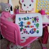 Комплект парта і стілець Evo-Kids BD-04 XL Teddy (з лампою)