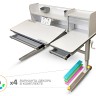 Дитячий стіл Mealux Sherwood XL Multicolor Energy Lite Дитячий стіл Mealux Sherwood XL Multicolor Energy Lite