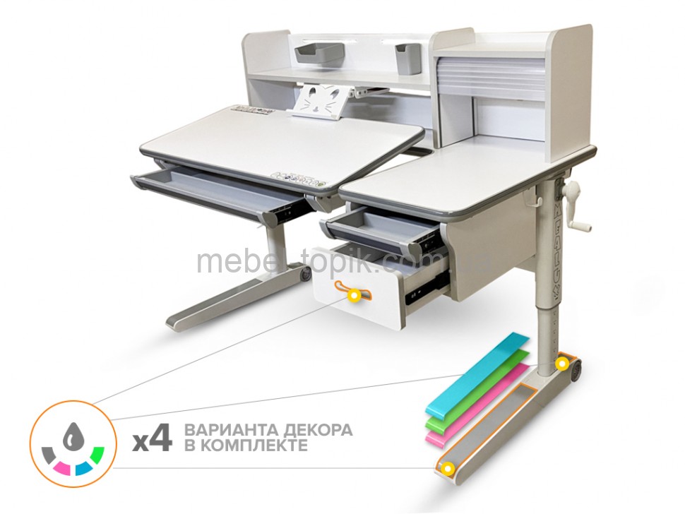 Дитячий стіл Mealux Sherwood XL Multicolor Energy Lite Дитячий стіл Mealux Sherwood XL Multicolor Energy Lite