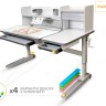 Дитячий стіл Mealux Sherwood XL Multicolor Energy Lite Дитячий стіл Mealux Sherwood XL Multicolor Energy Lite