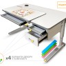Дитячий стіл Mealux Sherwood XL Multicolor Energy Lite Дитячий стіл Mealux Sherwood XL Multicolor Energy Lite