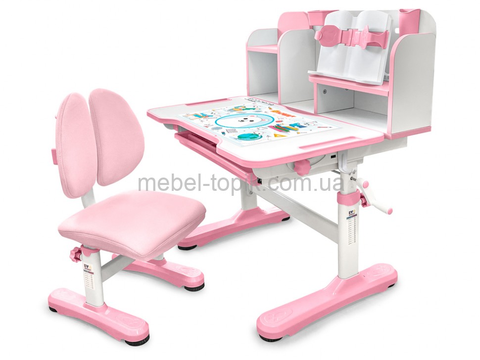 Комплект парта і стілець Evo-Kids BD-28 Panda