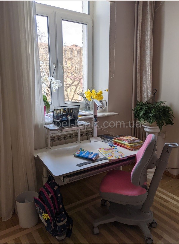Детячій стіл Mealux Vancouver Lite BD-620 з поліцею BD-S50