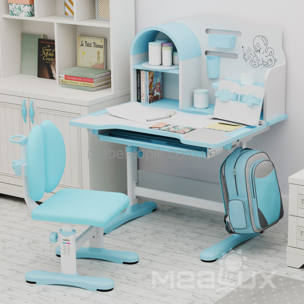 Комплект парта та стільчик Mealux Octo BD-33