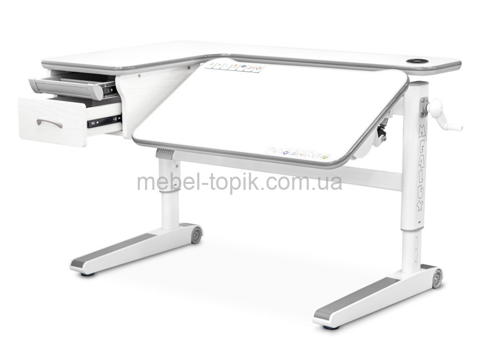 Дитячій стіл трансформер Mealux Woodville Multicolor Energy BD-850