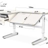 Дитячій стіл трансформер Mealux Woodville Multicolor Energy BD-850