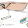 Дитячій стіл трансформер Mealux Woodville Multicolor Energy BD-850