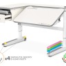 Дитячій стіл трансформер Mealux Woodville Multicolor Energy BD-850